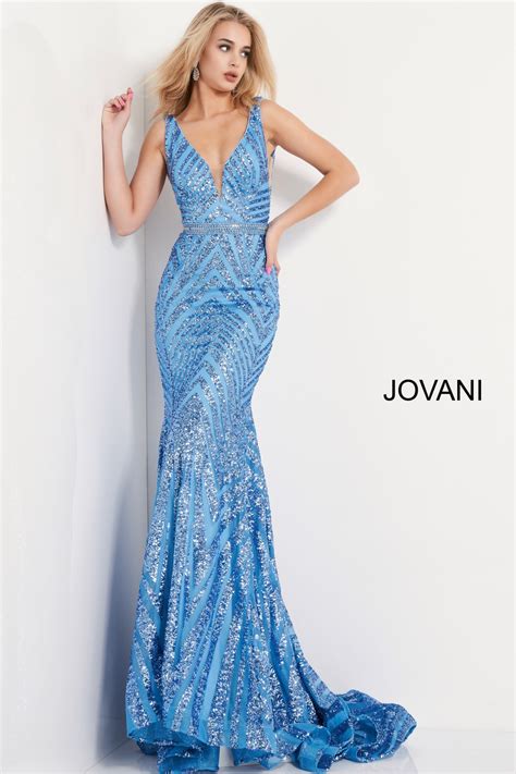 jovani sequin dress|light blue sequin prom dress.